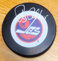 Autographed RANDY GILHEN Winnipeg Jets Hockey Puck