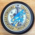 Autographed BOB ERREY Pittsburgh Penguins 1991-92 Stanley Cup Hockey Puck