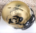Autographed KORDELL STEWART Colorado Buffaloes Mini Helmet