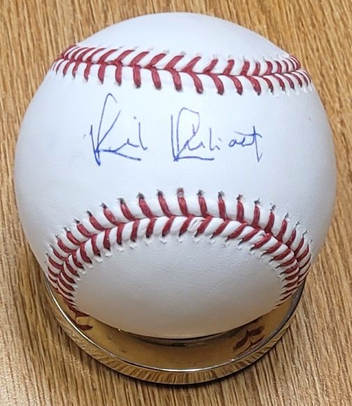Autographed RICK REICHARDT Official Major League Baseball