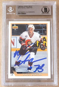 Signed PAVOL DEMITRA Ottawa Senators 1993-94 Upper Deck card #372 BAS Beckett Slabbed