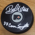 Autographed RON HEXTALL "87 Conn Smythe" Philadelphia Flyers Hockey Puck