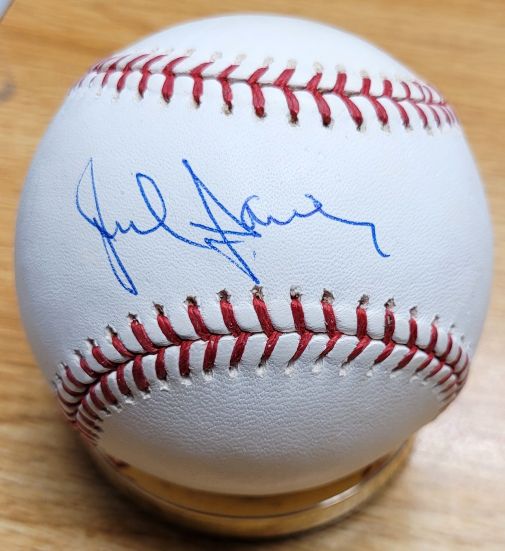 JULIAN JAVIER Autographed Official Major League Baseball