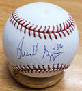 Autographed RUSSELL SPRINGER Rawlings Official Major League Baseball