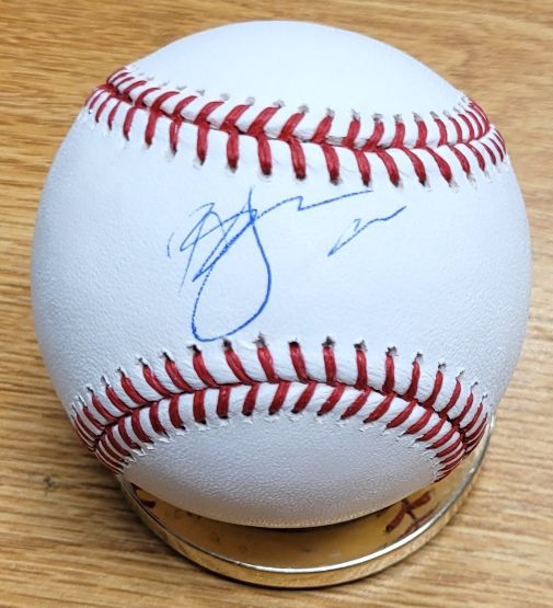 Autographed BRYAN WOO Official Major League Baseball