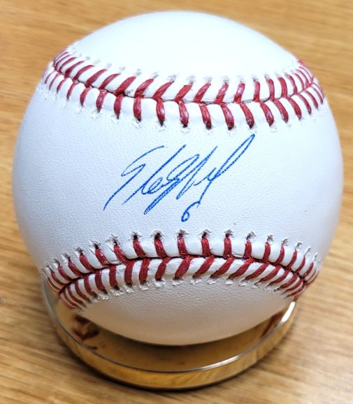 Autographed STARLING MARTE Official Major League Baseball