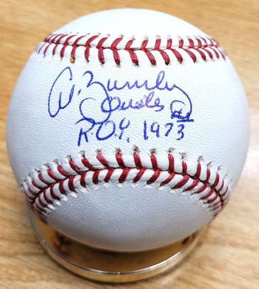 Autographed AL BUMBRY "AL ROY 1973" Rawlings Official Major League Baseball