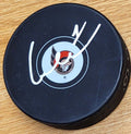 Autographed LEEVI MERILAINEN Ottawa Senators Hockey Puck