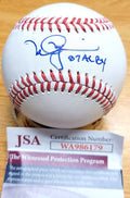 Autographed MARK MCGWIRE "87 AL ROY" Official Rawlings Major League Baseball JSA Witness