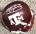 Autographed Johnny Manziel Texas A&M Mini Helmet Beckett