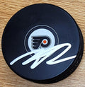 Autographed SCOTT LAUGHTON Philadelphia Flyers Hockey Puck