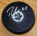 Autographed BRANDON CARLO Toronto Maple Leafs Hockey Puck