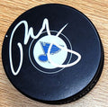 Autographed PAUL STASTNY St. Louis Blues Hockey Puck