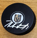 Autographed ZACH WHITECLOUD Vegas Golden Knights Hockey Puck