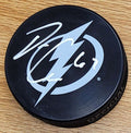 Autographed DECLAN CARLILE Tampa Bay Lightning Hockey Puck
