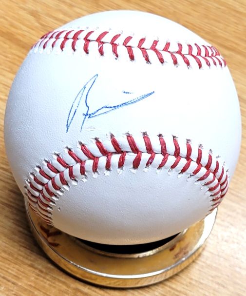 Autographed JOHAN ROJAS Official Major League Baseball