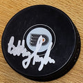 Autographed BOBBY TAYLOR Philadelphia Flyers Hockey Puck