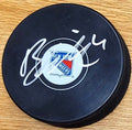 Autographed BRADEN SCHNEIDER New York Rangers Hockey Puck