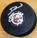 Autographed DAVID RITTICH New York Islanders Hockey Puck