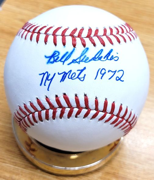 Autographed Bill Sudakis "NY Mets 1972" Official Rawlings Major League Baseball