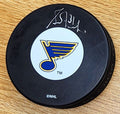 Autographed GRANT FUHR St. Louis Blues Hockey Puck