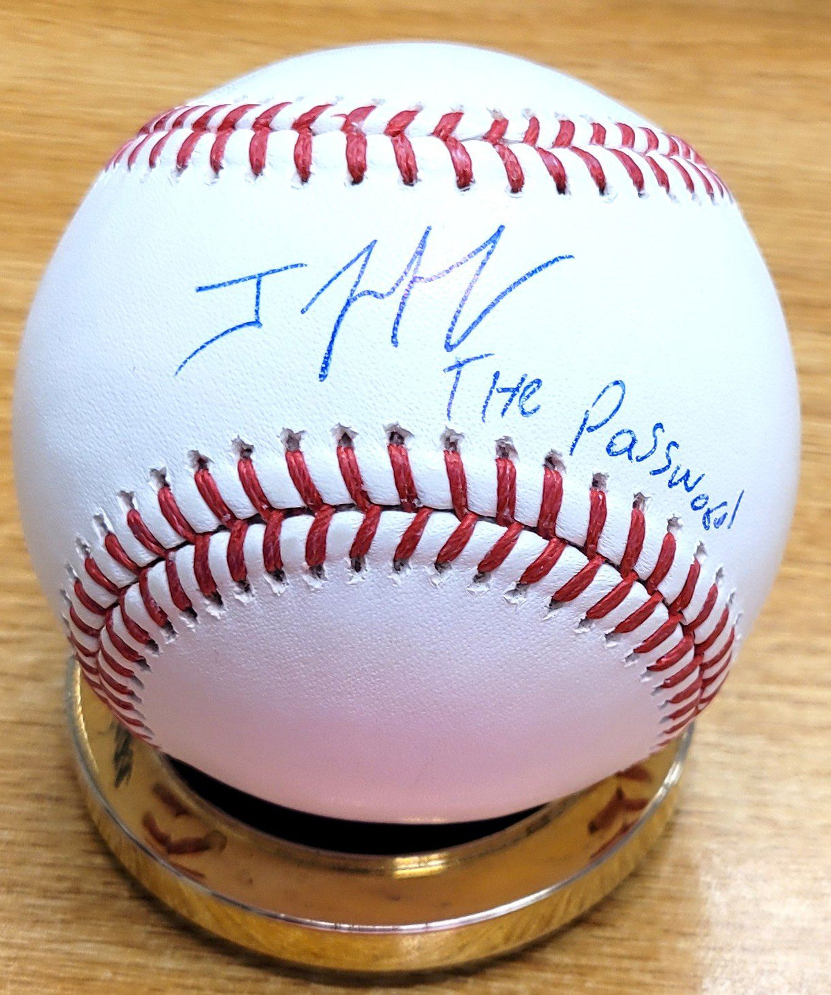 Autographed JHOSTYNXON GARCIA "The Password" Official Rawlings Major League Baseball
