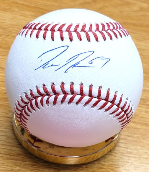 Autographed DREW RASMUSSEN Official Rawlings Major League Baseball