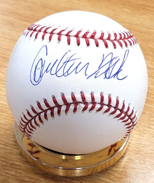 Autographed CARLTON FISK Official Rawlings Major League Baseball
