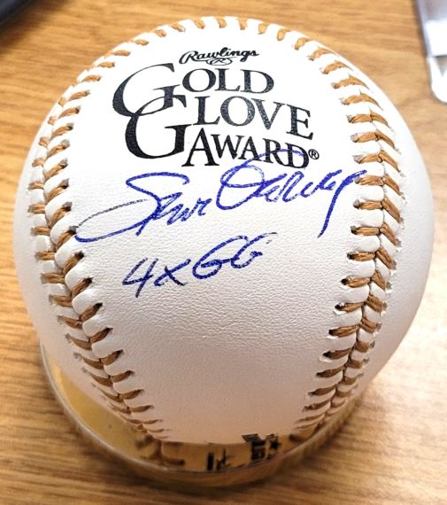 Autographed STEVE GARVEY "4X GG" Official Major League Gold Glove Baseball