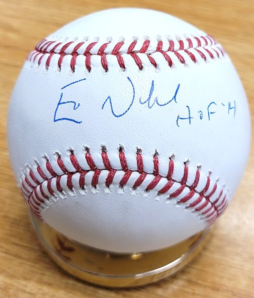 Autographed ERIC NADEL "HOF 14" Official Major League Baseball