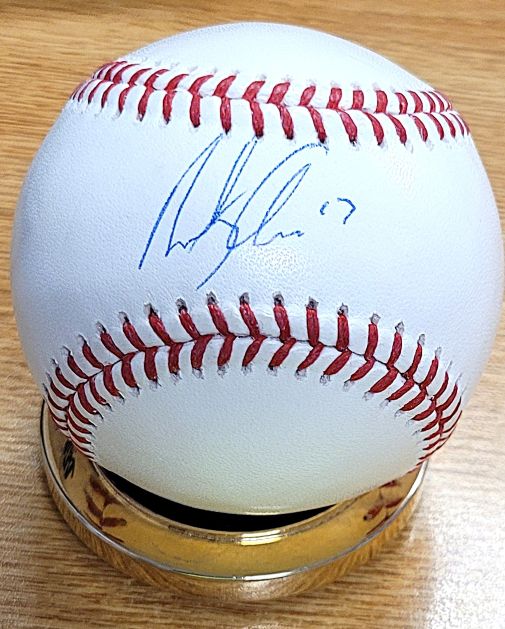 Autographed BAILEY OBER Official Major League Baseball