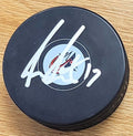 Autographed MASON MARCHMENT Columbus Blue Jackets Hockey Puck