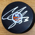 Autographed CASEY CIZIKAS New York Islanders Hockey Puck