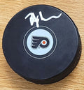 Autographed DAN HILFERTY Philadelphia Flyers Hockey Puck