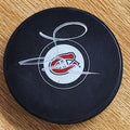 Autographed LANE HUTSON Montreal Canadiens Hockey Puck