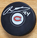 Autographed PHILLIP DANAULT Montreal Canadiens Hockey Puck