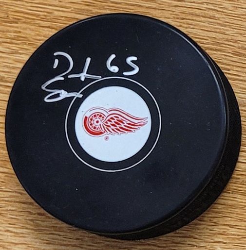 AUTOGRAPHED DOMINIK SHINE Detroit Red Wings Hockey Puck