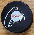 AUTOGRAPHED TRAVIS HAMONIC Detroit Red Wings Hockey Puck