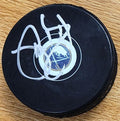 Autographed PHIL HOUSLEY Buffalo Sabres Hockey Puck