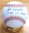 Autographed JOHN CANGELOSI "1997 WS Champs" Official Rawlings Major League Baseball