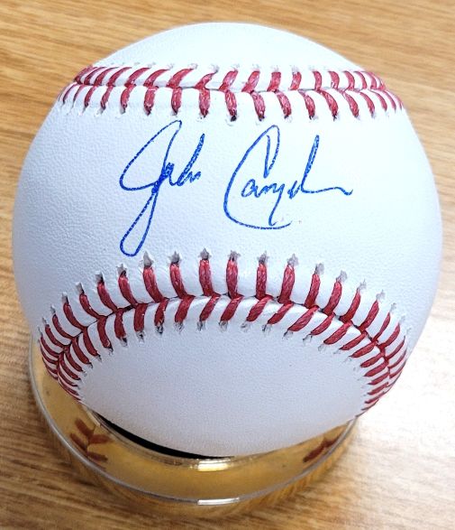 Autographed JOHN CANGELOSI Official Rawlings Major League Baseball