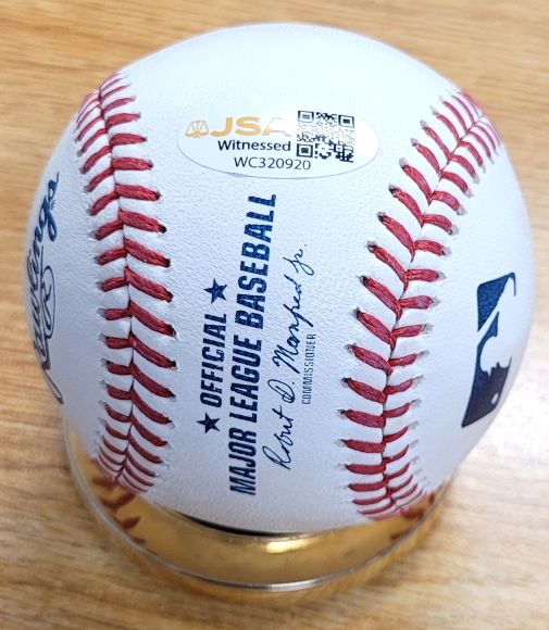Autographed RICK DEMPSEY "1988 WSC" Official Major League Baseball JSA