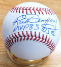 Autographed RICK DEMPSEY "MVP 83 WSC" Official Major League Baseball JSA