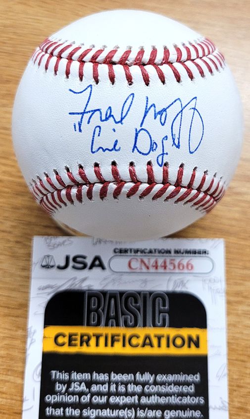 Autographed FRED McGRIFF "Crime Dog" Official Rawlings Major League Baseball JSA