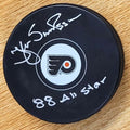 Autographed KJELL SAMUELSSON "88 All Star" Philadelphia Flyers Hockey Puck