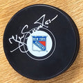 Autographed KJELL SAMUELSSON New York Rangers Hockey Puck