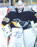Autographed Tom Barrasso "HOF 2023" Pittsburgh Penguins 11x14 photo JSA
