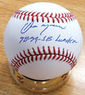 Autographed OMAR MORENO 78, 79 SB Leader  Official Major League Baseball