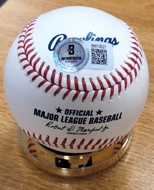 Autographed Juan Soto Official Major League Baseball with Becket Hologram