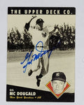 GIL MCDOUGALD New York Yankees Autographed 1994 Upper Deck BAT Card